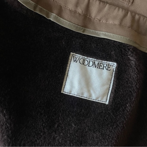 Vintage Tan Trench Coat with Removable Lining Khaki Overcoat 46R Unisex XL - Picture 9 of 11